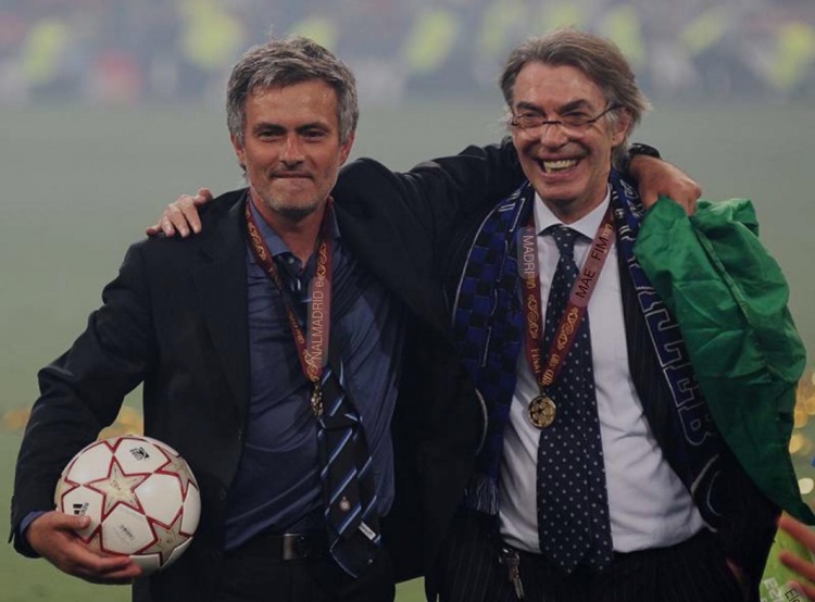 穆帅社媒祝福莫拉蒂：我们的主席！祝您生日快乐！